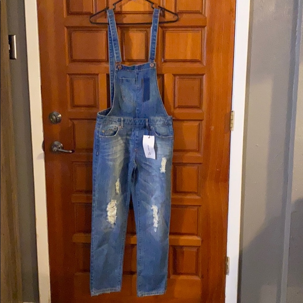 Monkey ride jean overalls